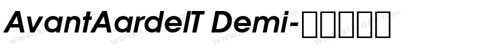 AvantAardelT Demi字体转换
